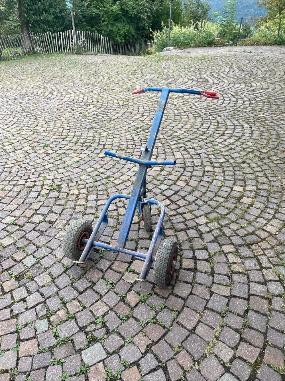 Fasskarre blau