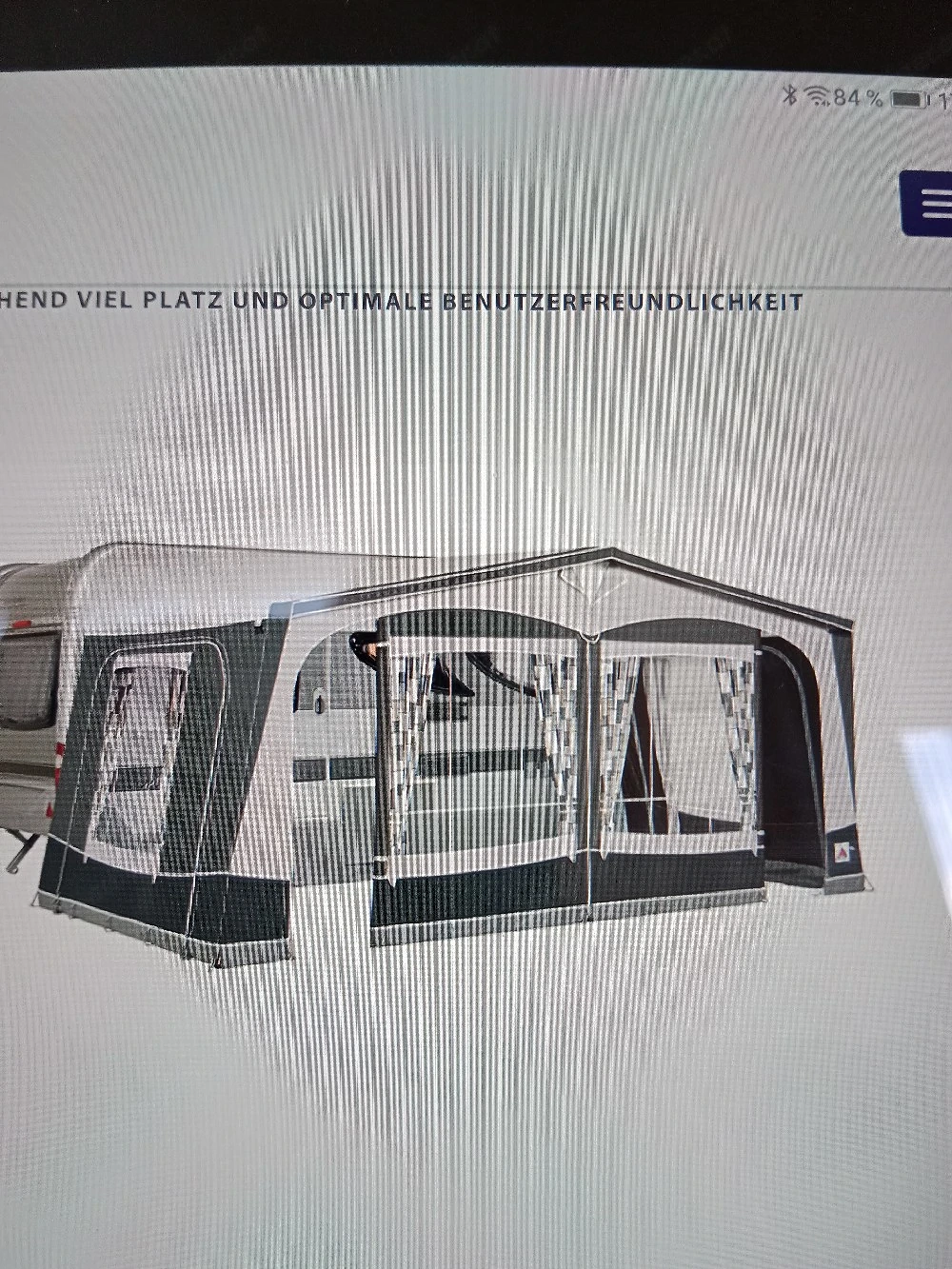 Dorema Wohnwagenvorzelt 