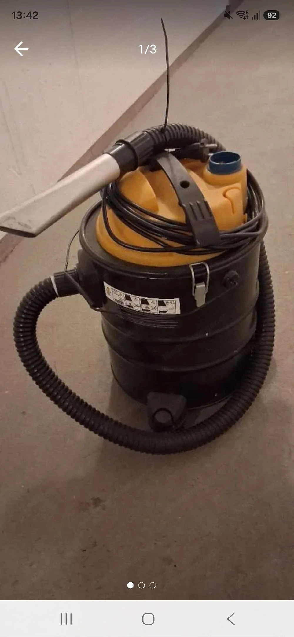 Asche Sauger zb für Ofen 