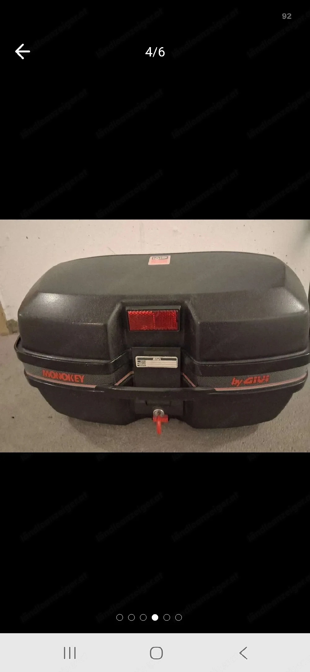 Gifi Topcase Koffersystem 45L Yamaha YZF Thunderace 1000r 