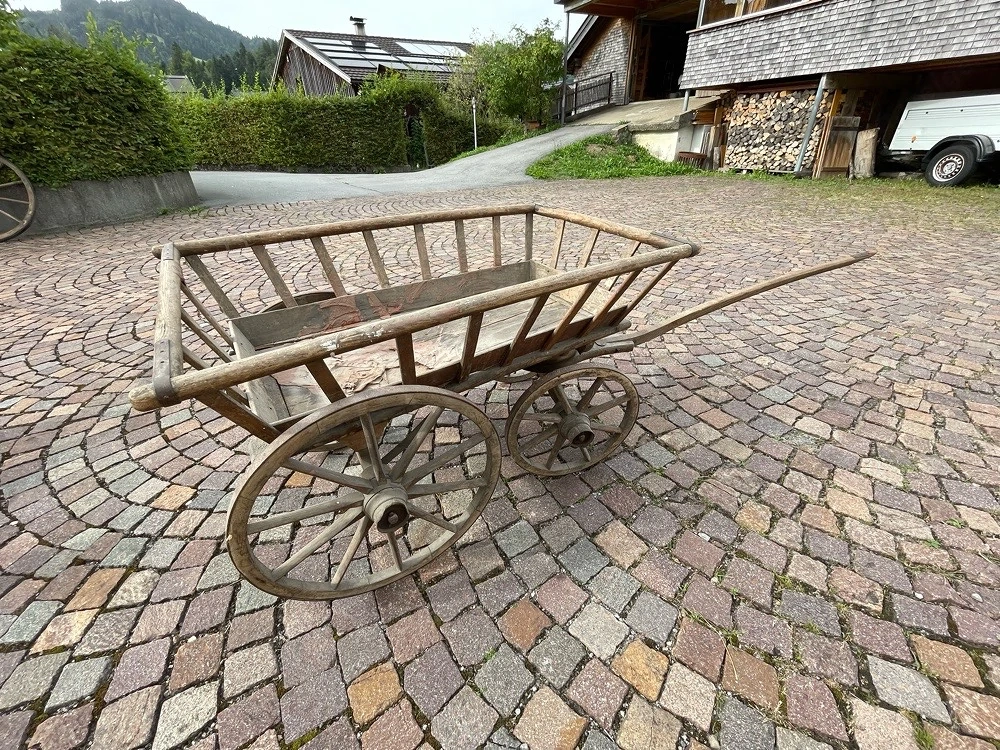 Leiterwagen aus Holz