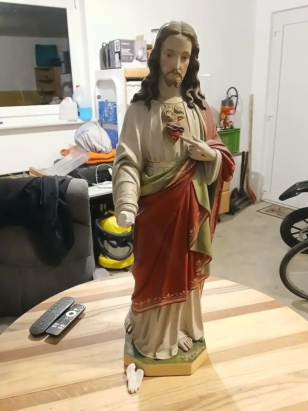 Herz Jesus Statue ca 80 cm