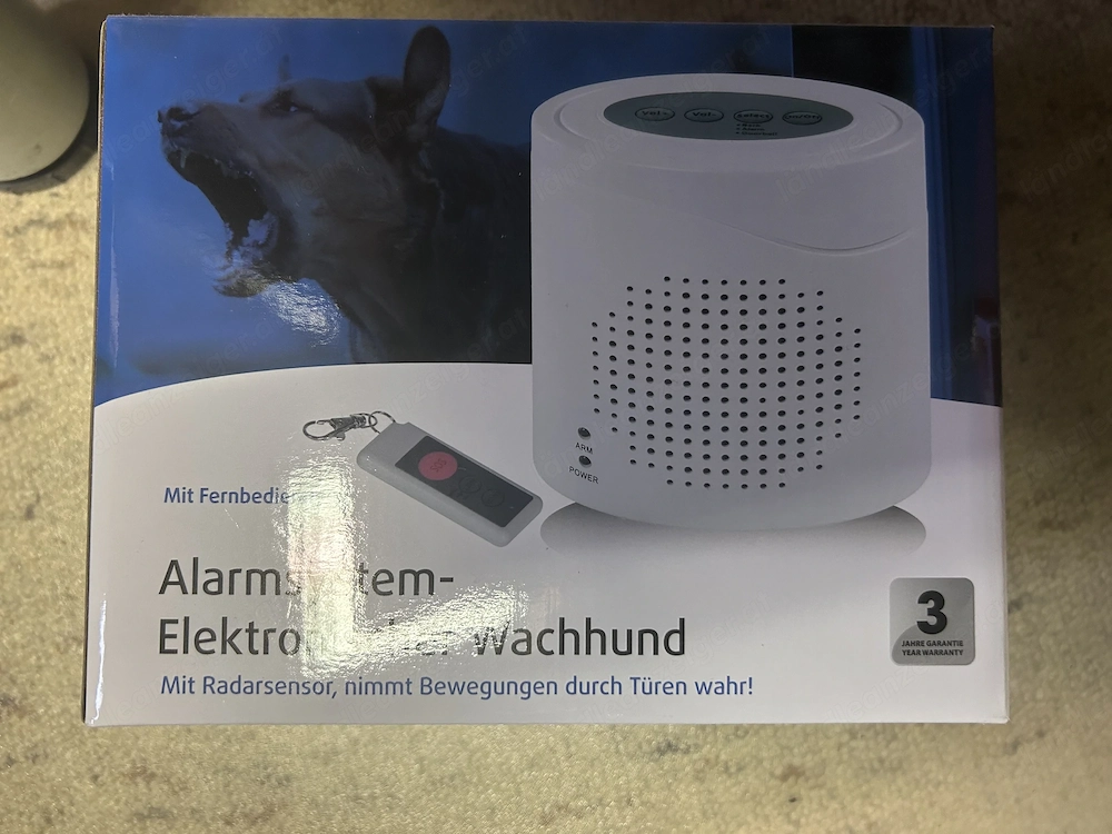 Alarmsystem- Elektro Wachhund Mit Radarsensor, nimmt Bewegungen durch Türen
