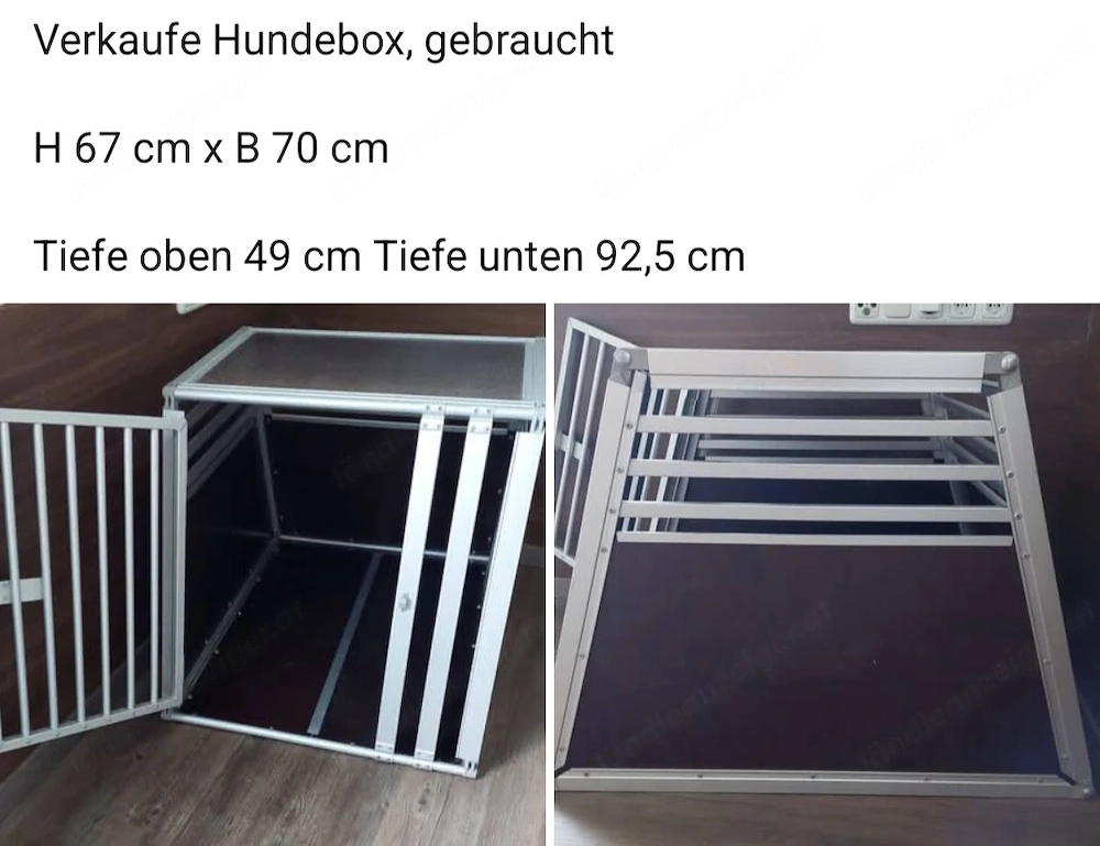 Hundebox zu verkaufen