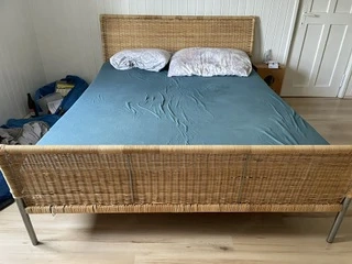 Bambusbett mit Lattenrost