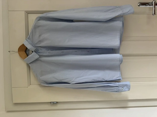 Bluse in Größe 34 hellblau