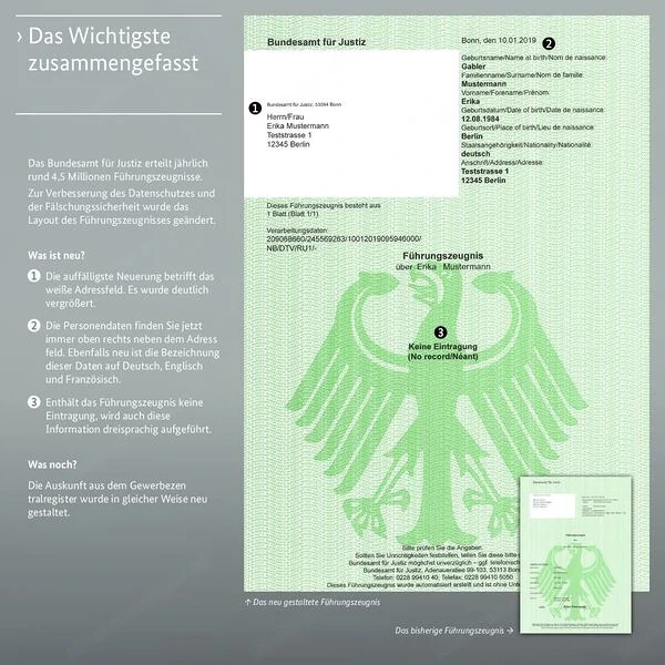 **Benötigen Sie ein Führungszeugnis? (WhatsApp:  )**