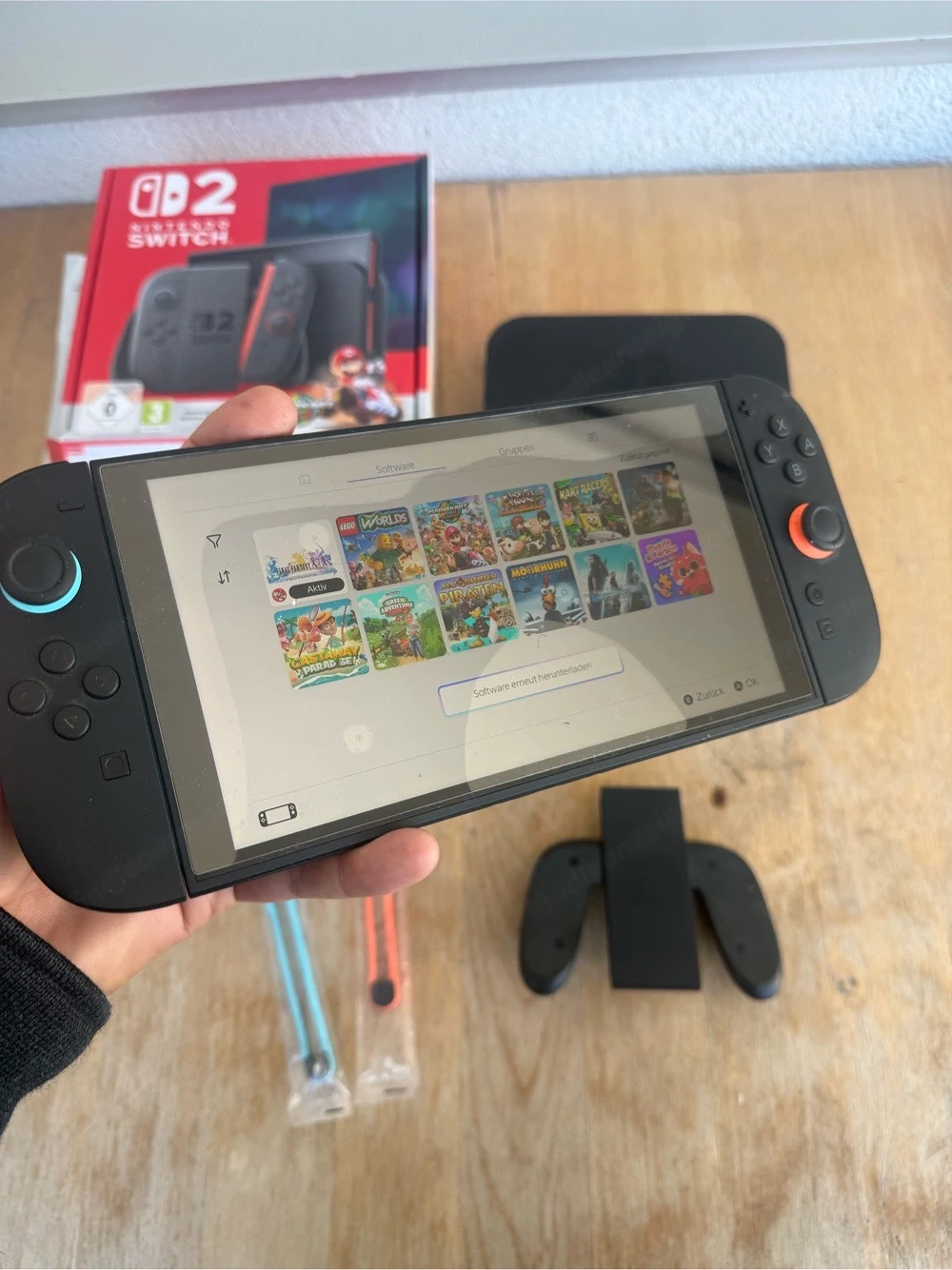 nintendo switch 2 + 12 spiele + premium vesicherung mit 5 jahre garantie 