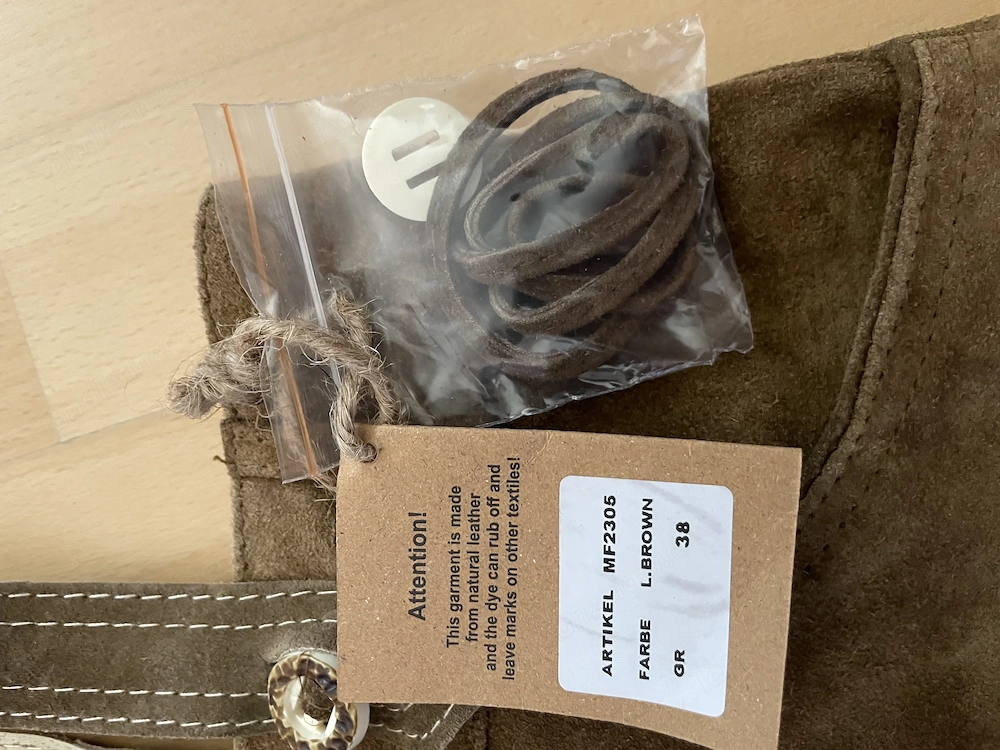 Verkaufe Damen Trachten Lederhose Gr. 38
