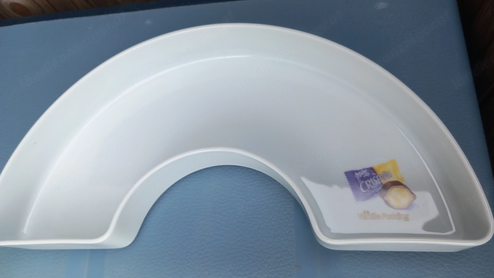 Snackschale Porzellan mit Milkawerbung
