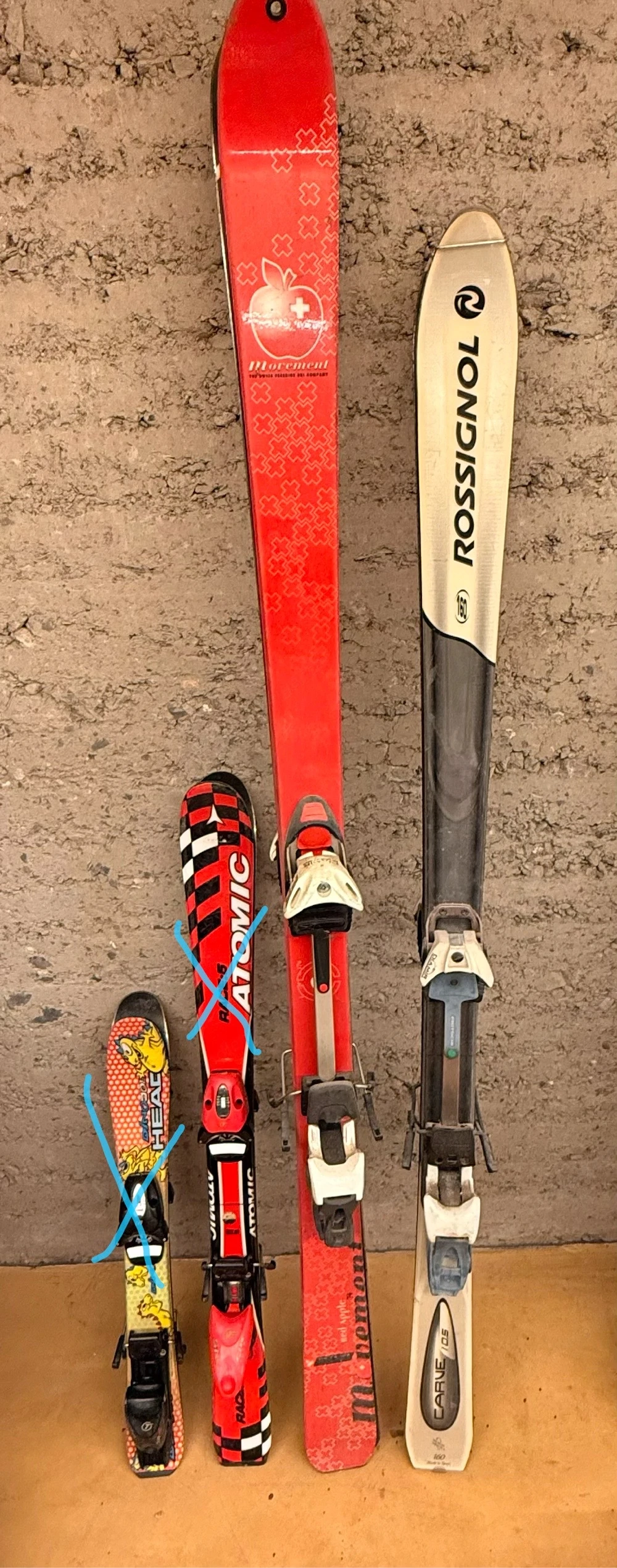 Tourenski (2 Paar, zu verkaufen) & Kinderski (2 Paar, zu verschenken)