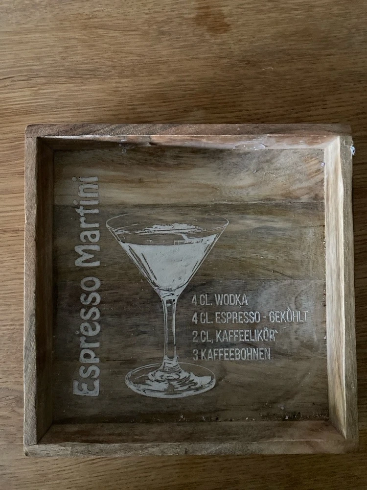 Espresso Martini Tablett