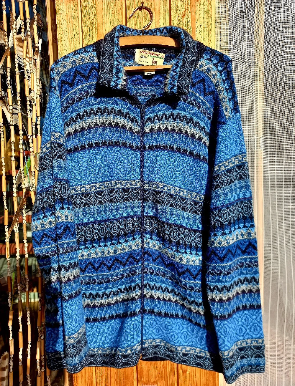 Alpaka Strickjacke 