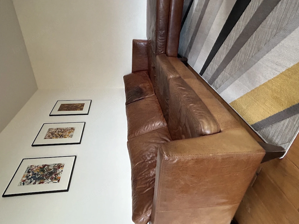 Ledercouch, Büffelleder
