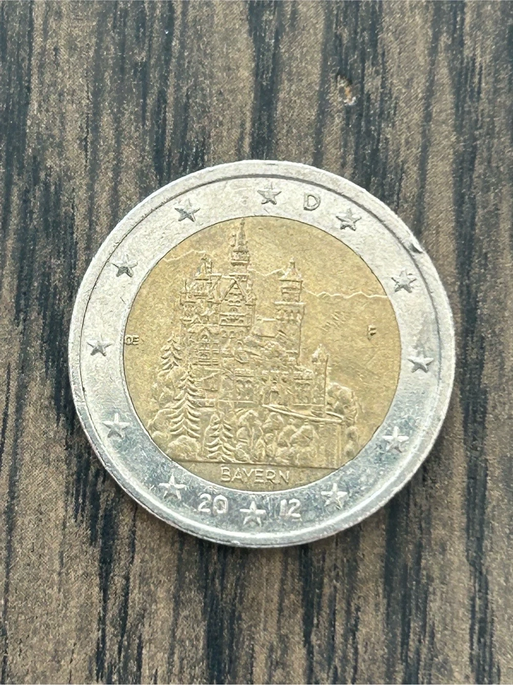 2 Euro Umlaufmünze Deutschland 2012-F