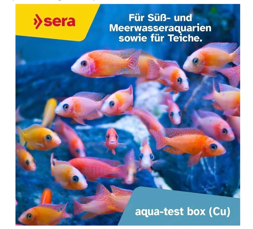 Sera aqua-test box   Wassertest-Set für Aquarium