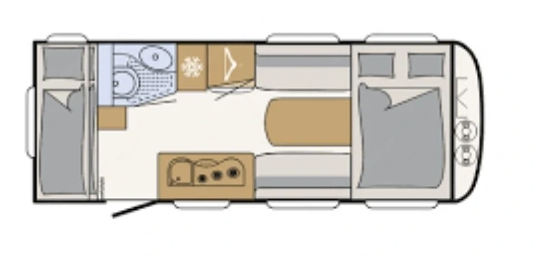 Wohnwagen Dethleffs C'joy 480 QLK