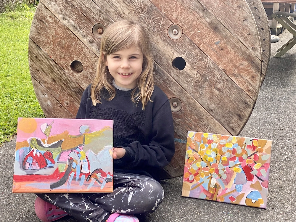 KINDERGEBURTSTAG im Künstleratelier - Gutschein