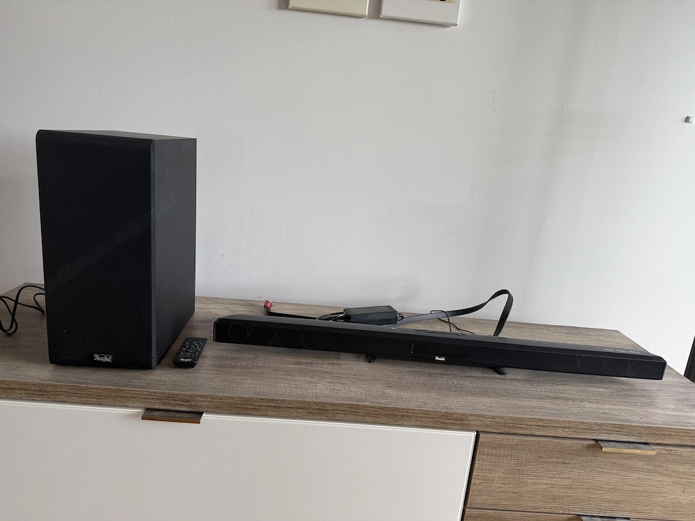 Teufel Soundbar mit Subwoofer & Fernbedienung