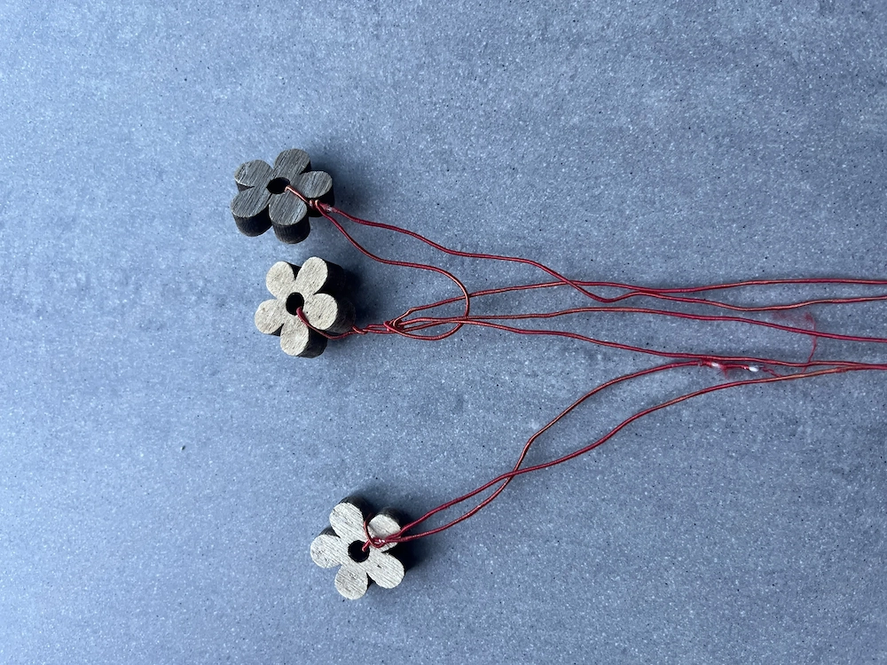 Deko-Holzblumen   handgemachte Blumenstecker   Dekoration