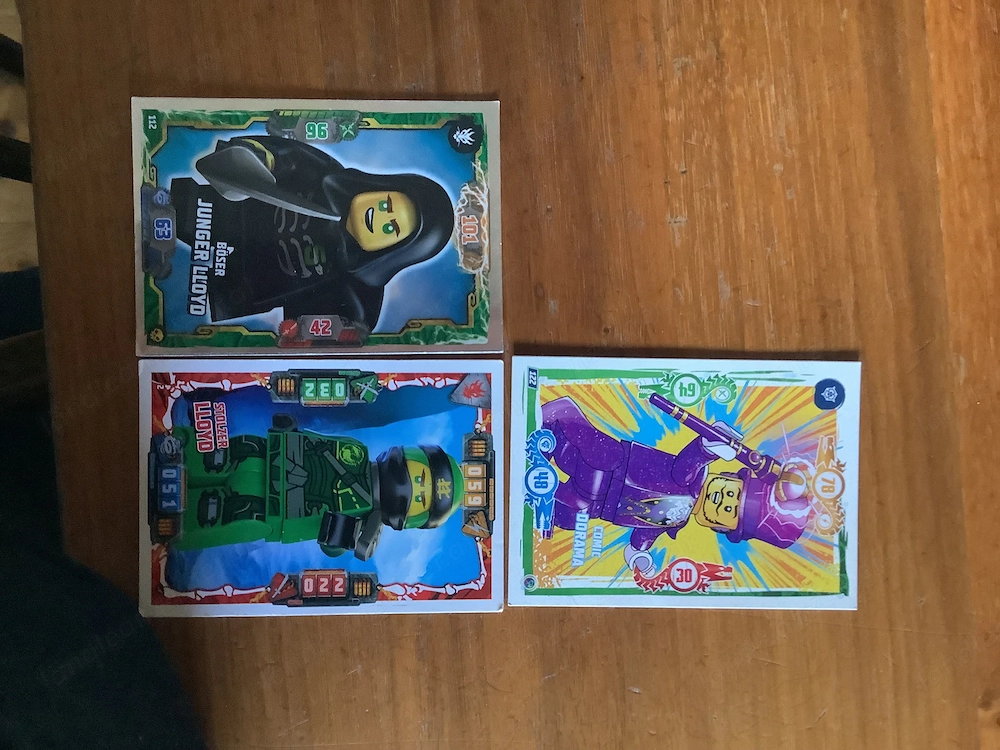 Ninjago Karten gebraucht.