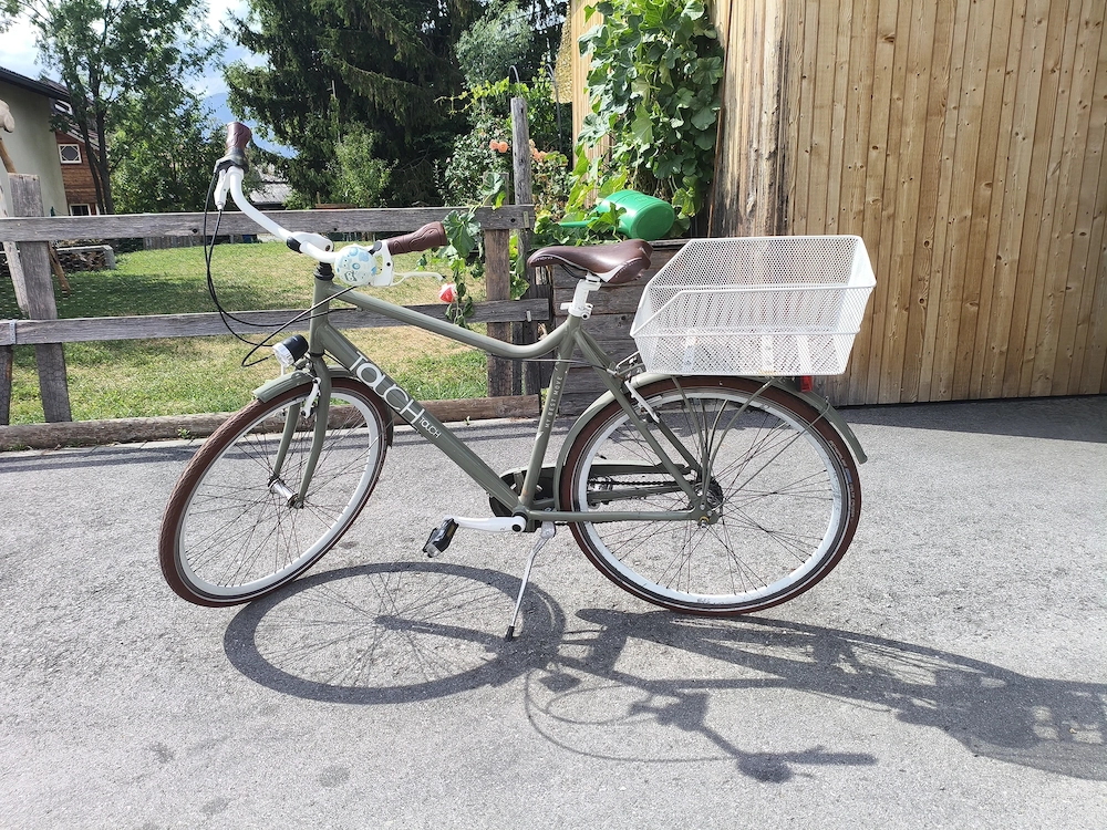 Fahrrad mit Korb