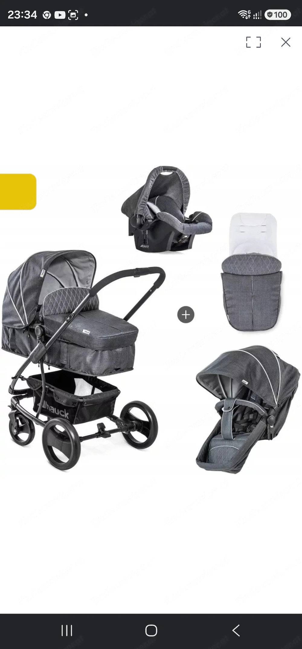 Hauck  3teilige Kinderwagenset 