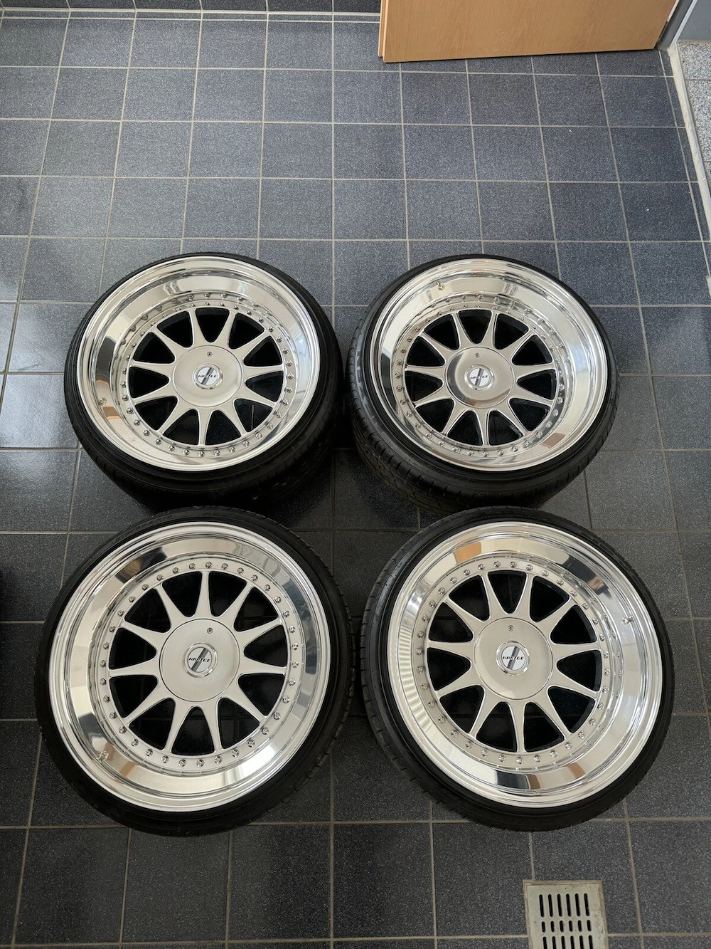 Original OZ Hartge 3pcs 3-teilig 9,5x18 Zoll