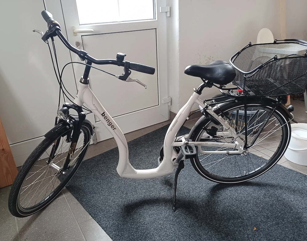 Damen-Fahrrad mit tiefem Einstieg
