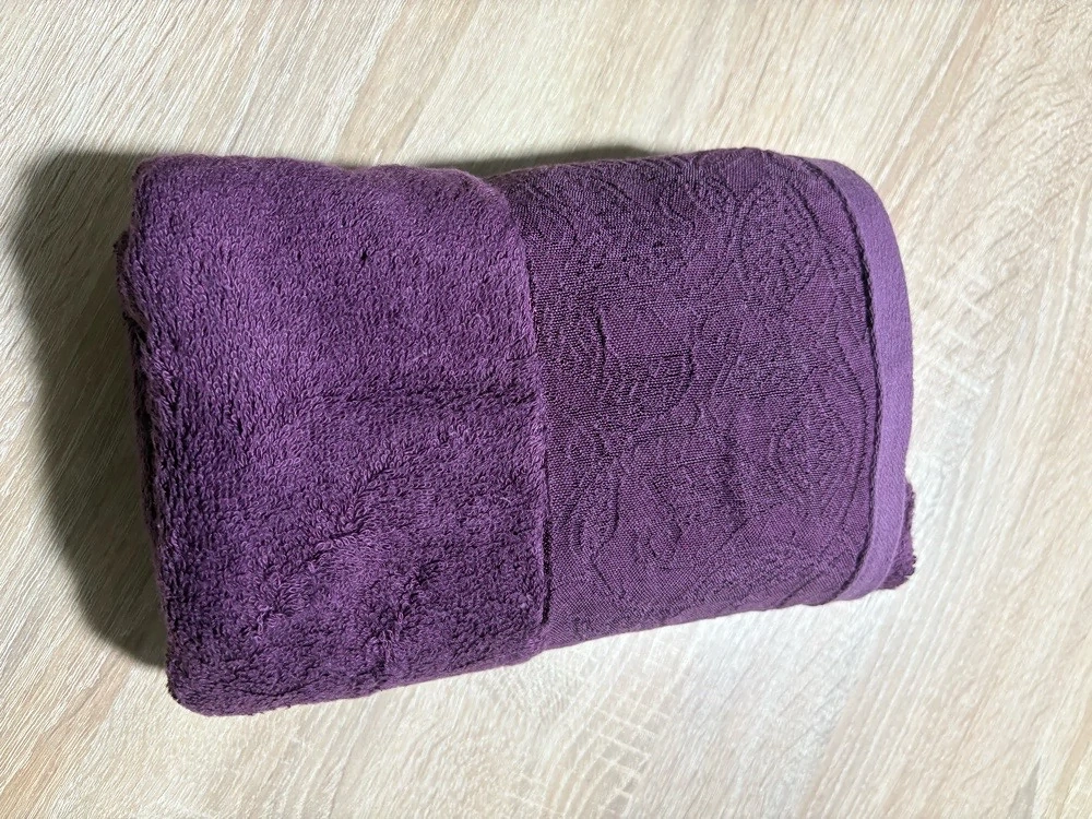 Bambu Rojda   100 % Baumwolle Handtuch   Lila