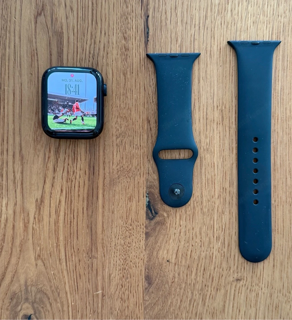 Apple Watch SE 44 mm GPS   sehr guter Zustand   Original Zubehör