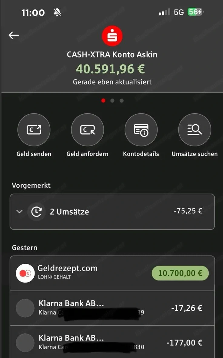 Persönliches Angebot erwünscht  