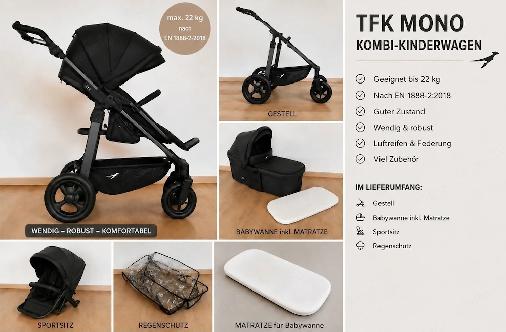 TFK Kombi Kinderwagen 