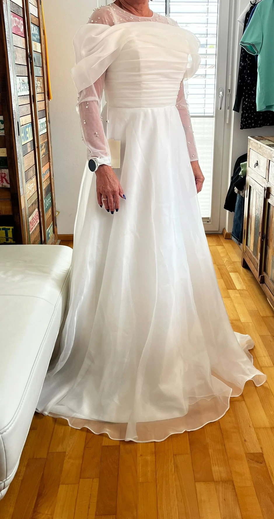 Hochzeitskleid mit Schleppe