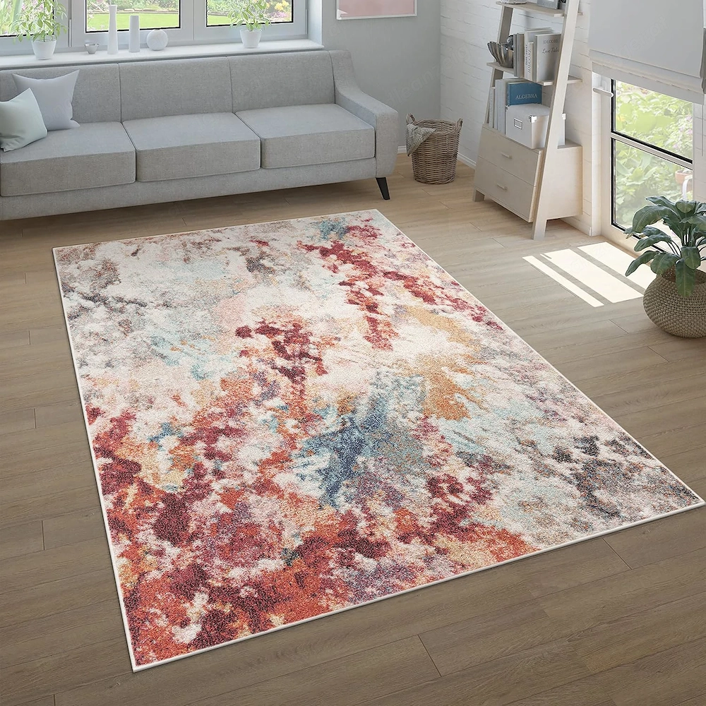 2x Teppich 240x340 cm Vintage abstrakt bunt   Top-Zustand