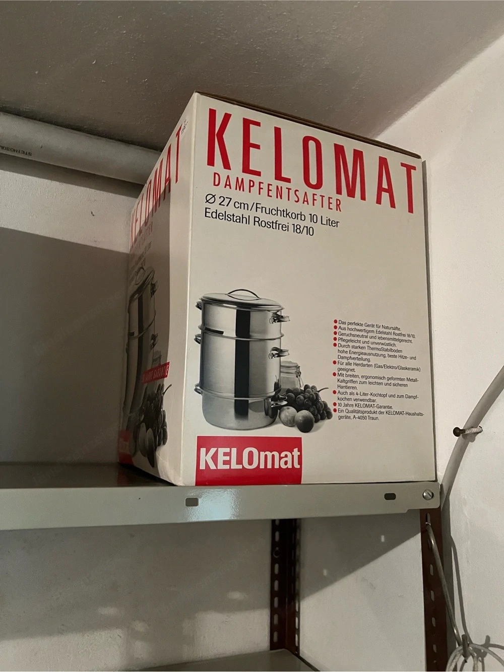 Dampfentsafter von Kelomat