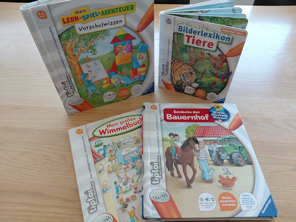 Diverse Tiptoi Bücher