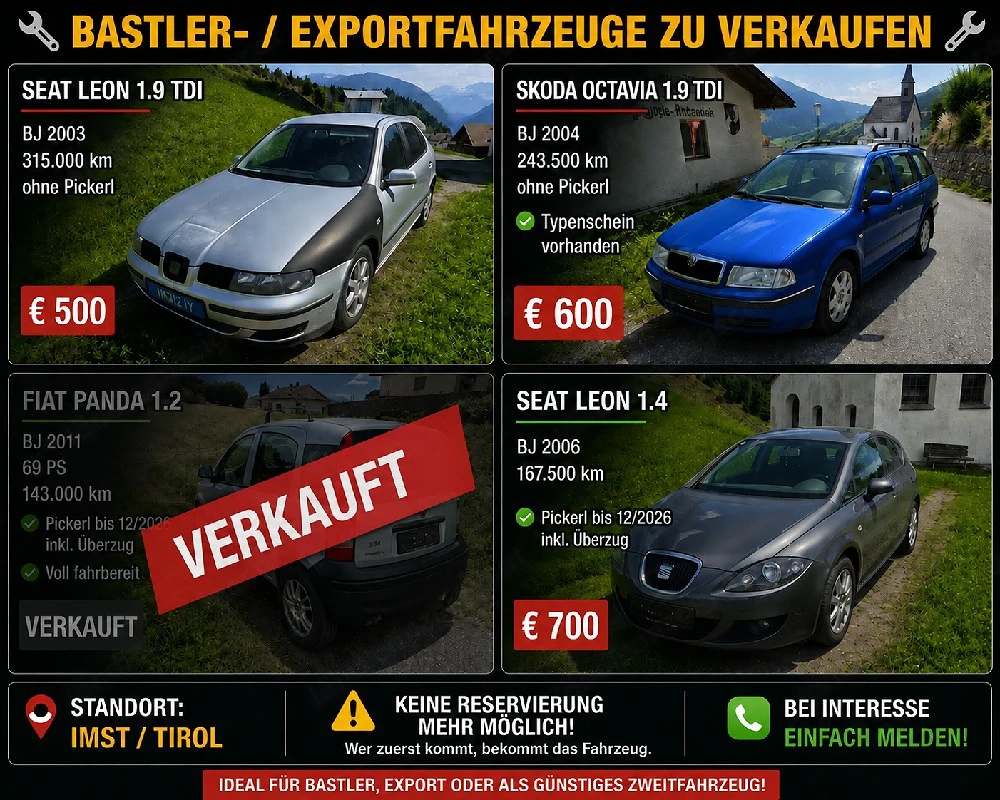 3 Autos Export 
