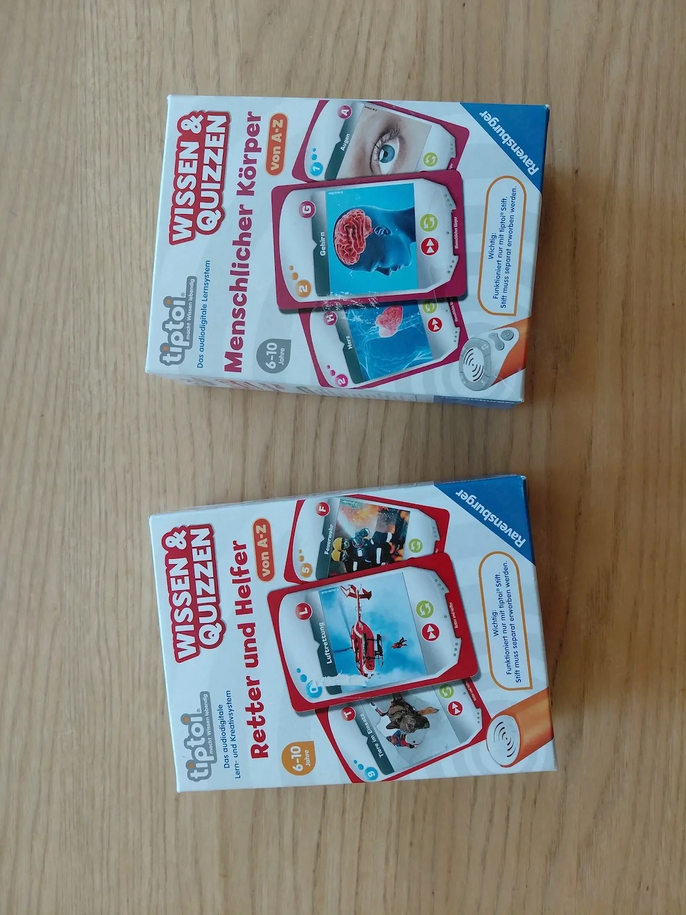 Tiptoi Karten Körper Rettung