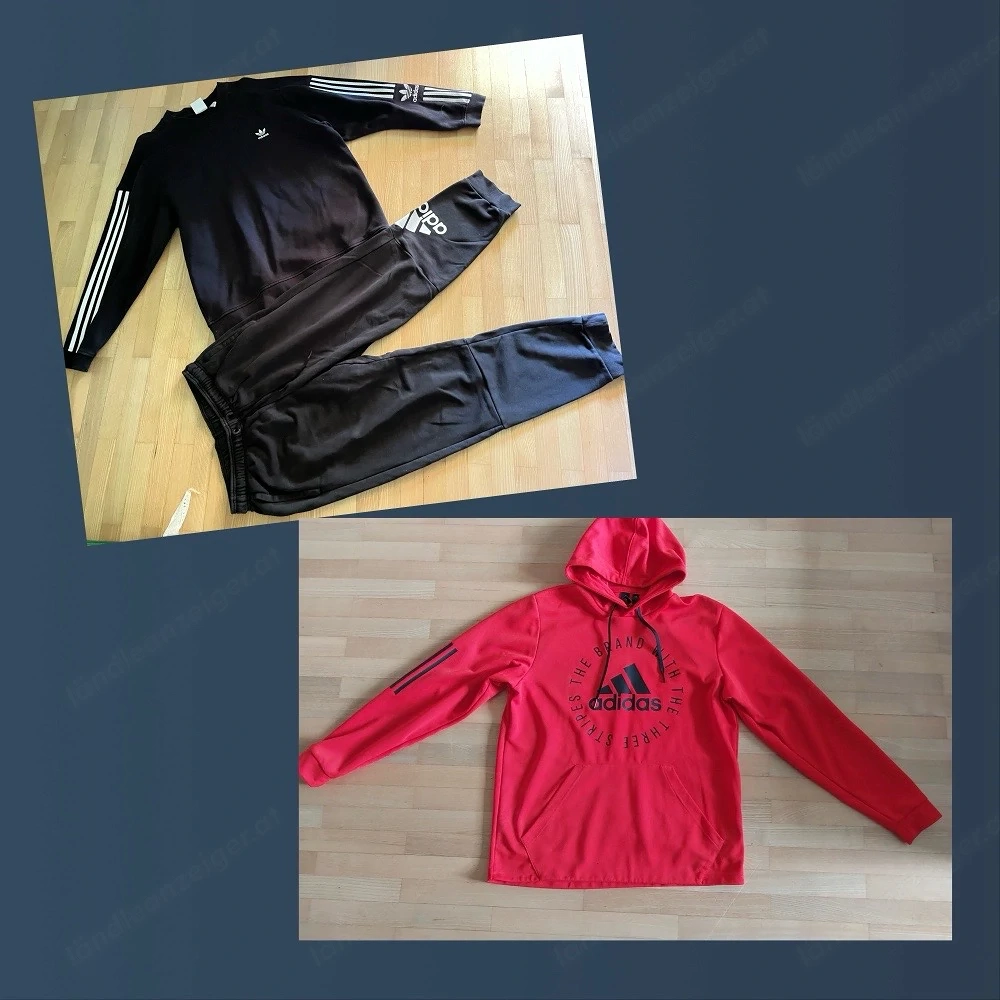 3tlg. Adidas Set Herren Gr.L