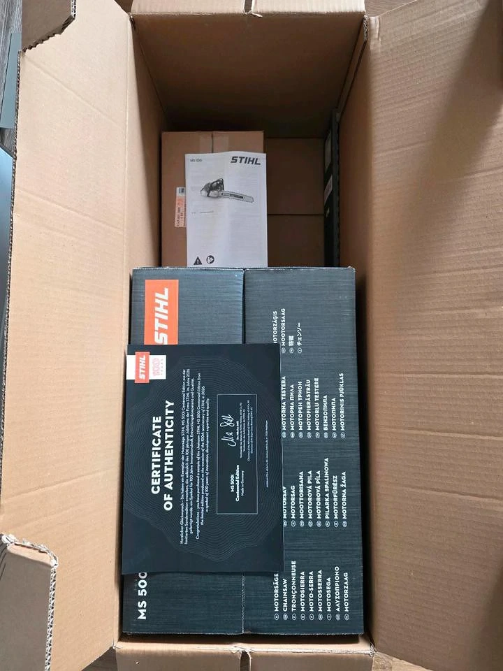 Stihl ms 500i Centennial Edition! Neu! Mit Rechnung.
