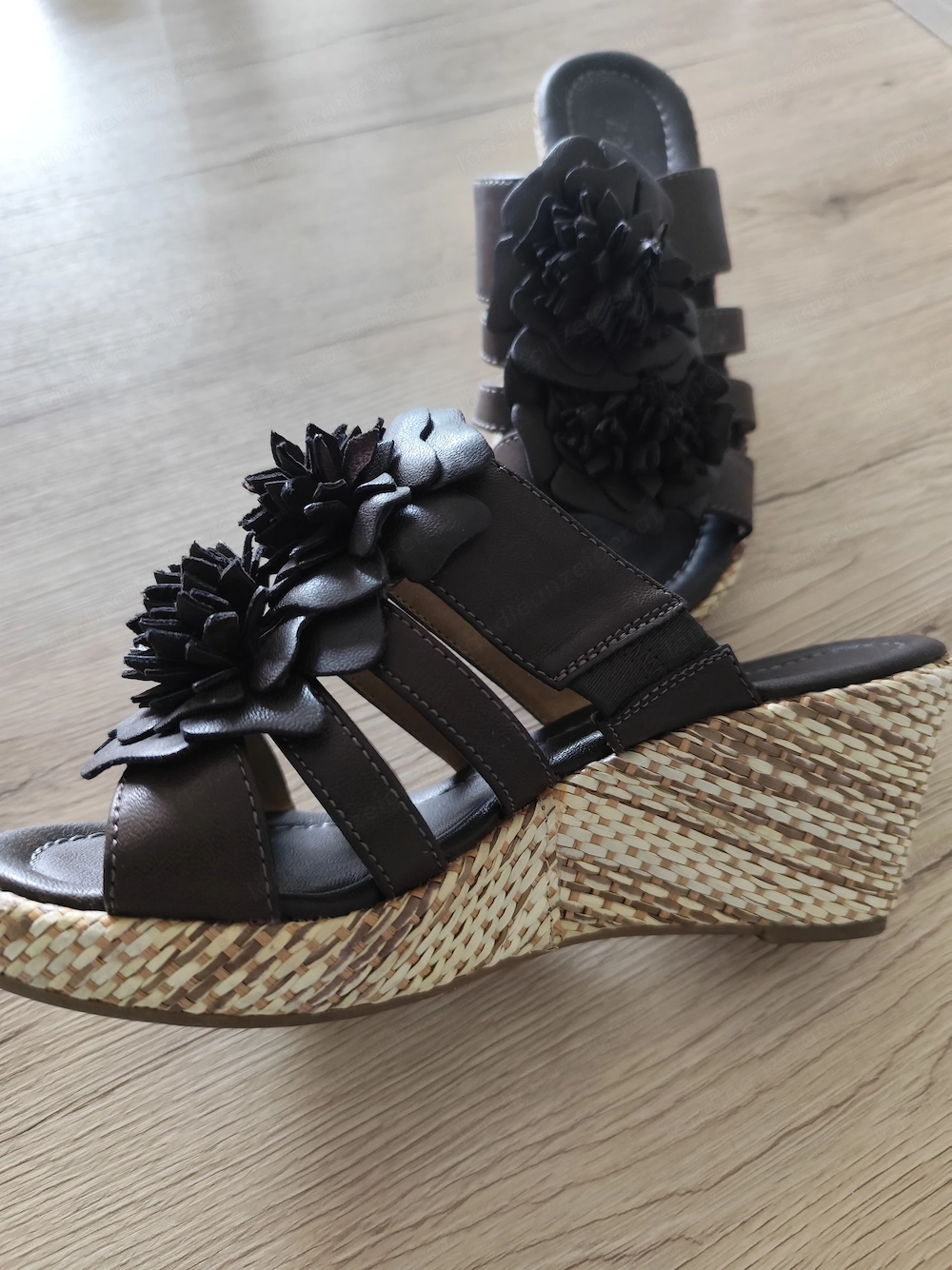 Braune Keil Sandalen Größe 36 