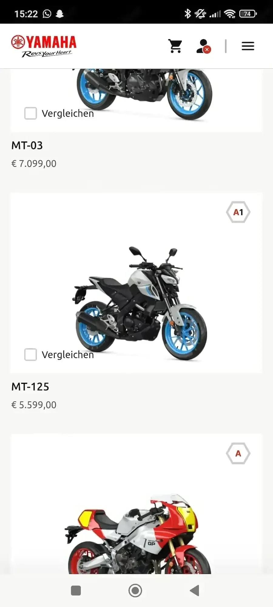 Yamaha MT 125