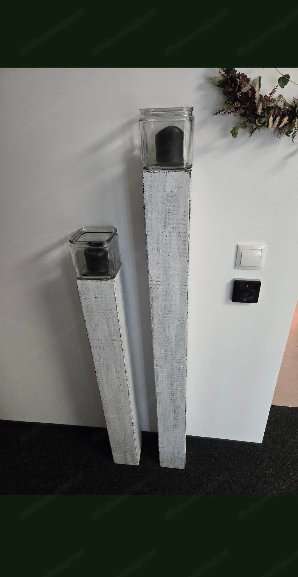 Kerzenständer 1 Stück ca. 142cm 1 Stück ca. 113cm hoch 