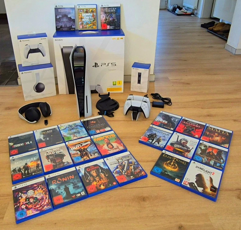 Sony Playstation 5 CDs Player spielkonsole & 23 spiel 