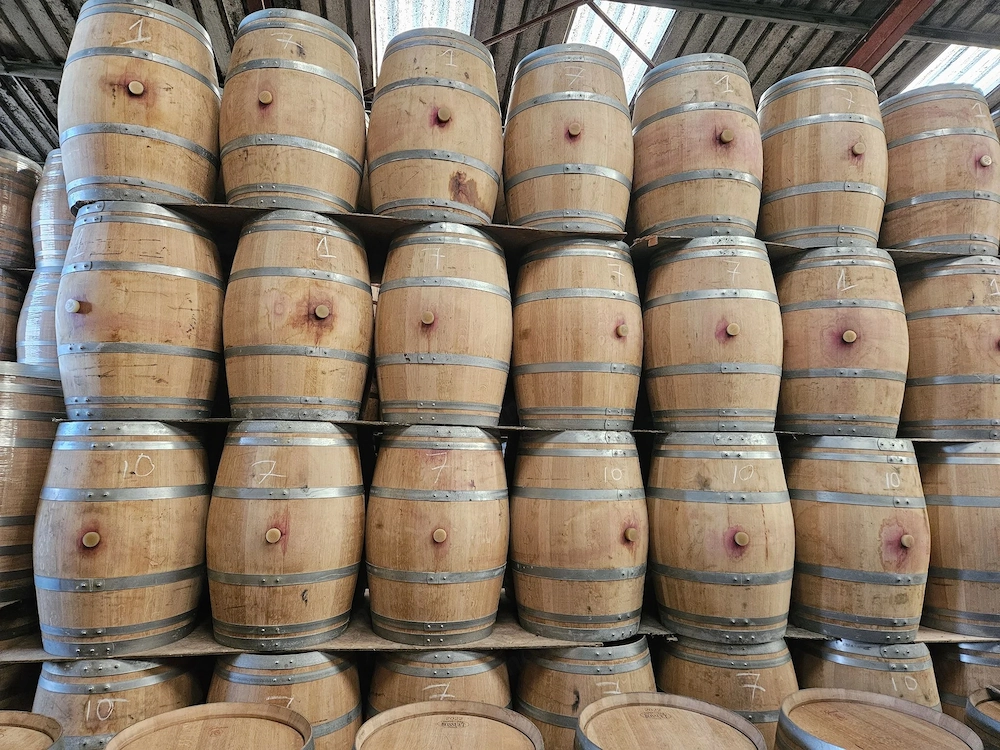 Gebrauchtes Eichen-Weinfass (225 Liter)