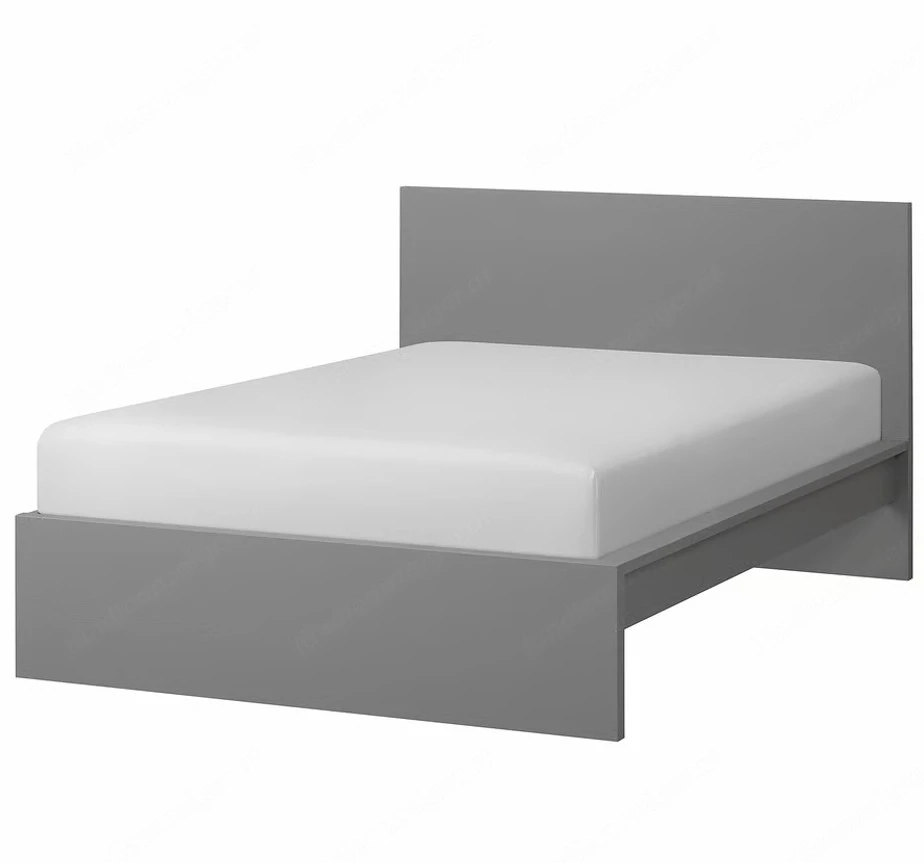 IKEA MALM Bett 160x200 cm   grau   Neupreis 280   - VK 90   