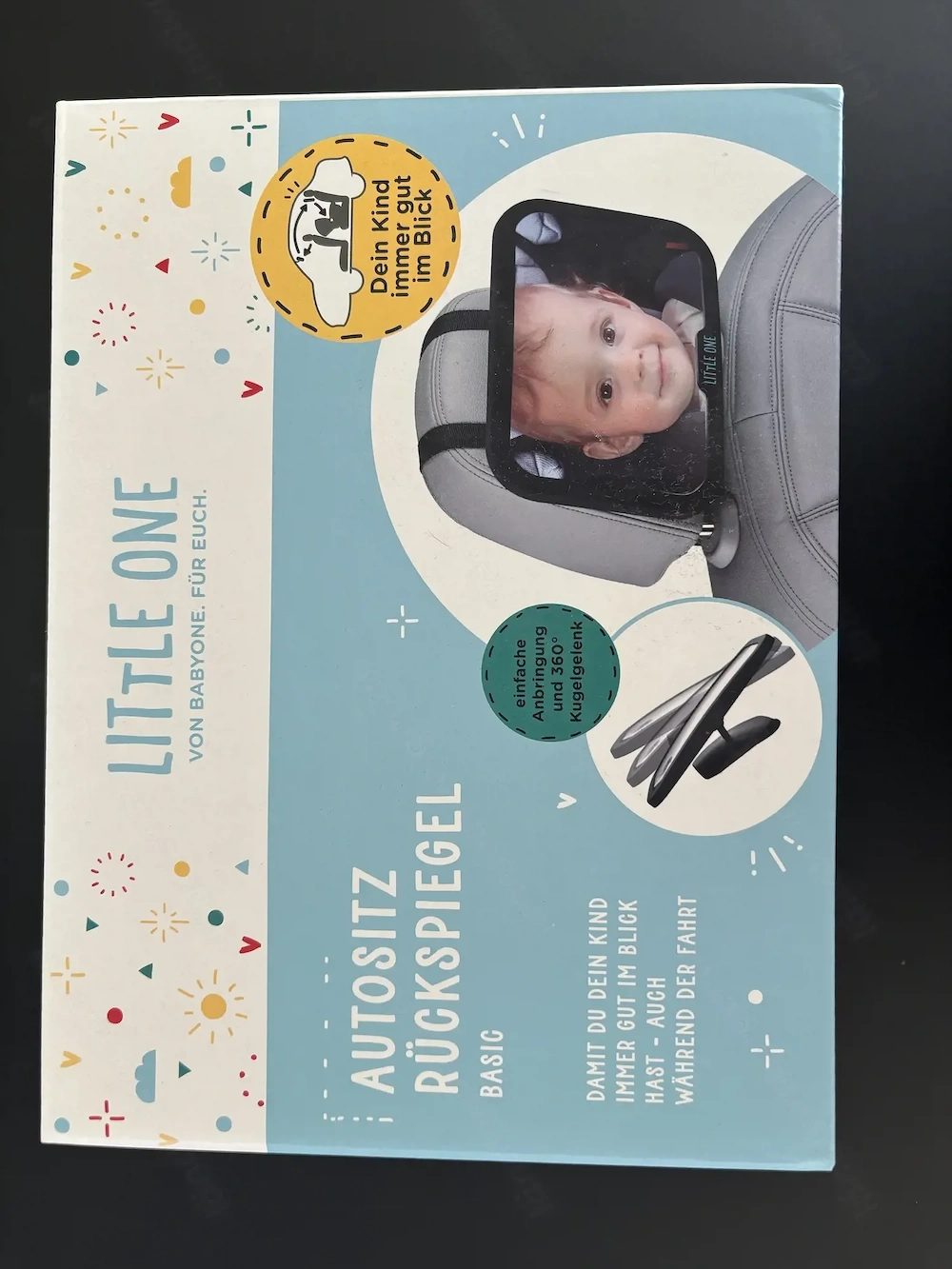 Originalverpackter Autositz Rückspiegel
