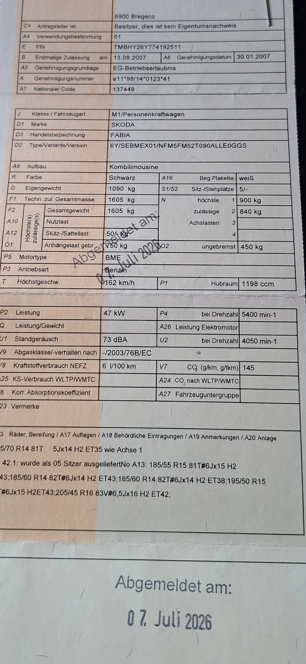 Skoda fabia billig zu verkaufen