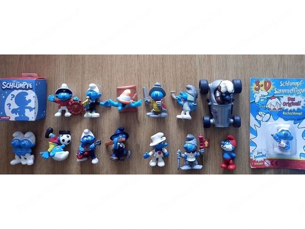 Schleich Schlümpfe Sammlung 